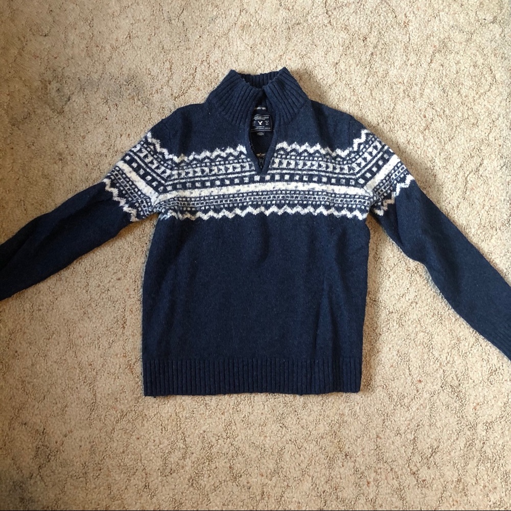 Men’s quarter zip sweater American Eagle
